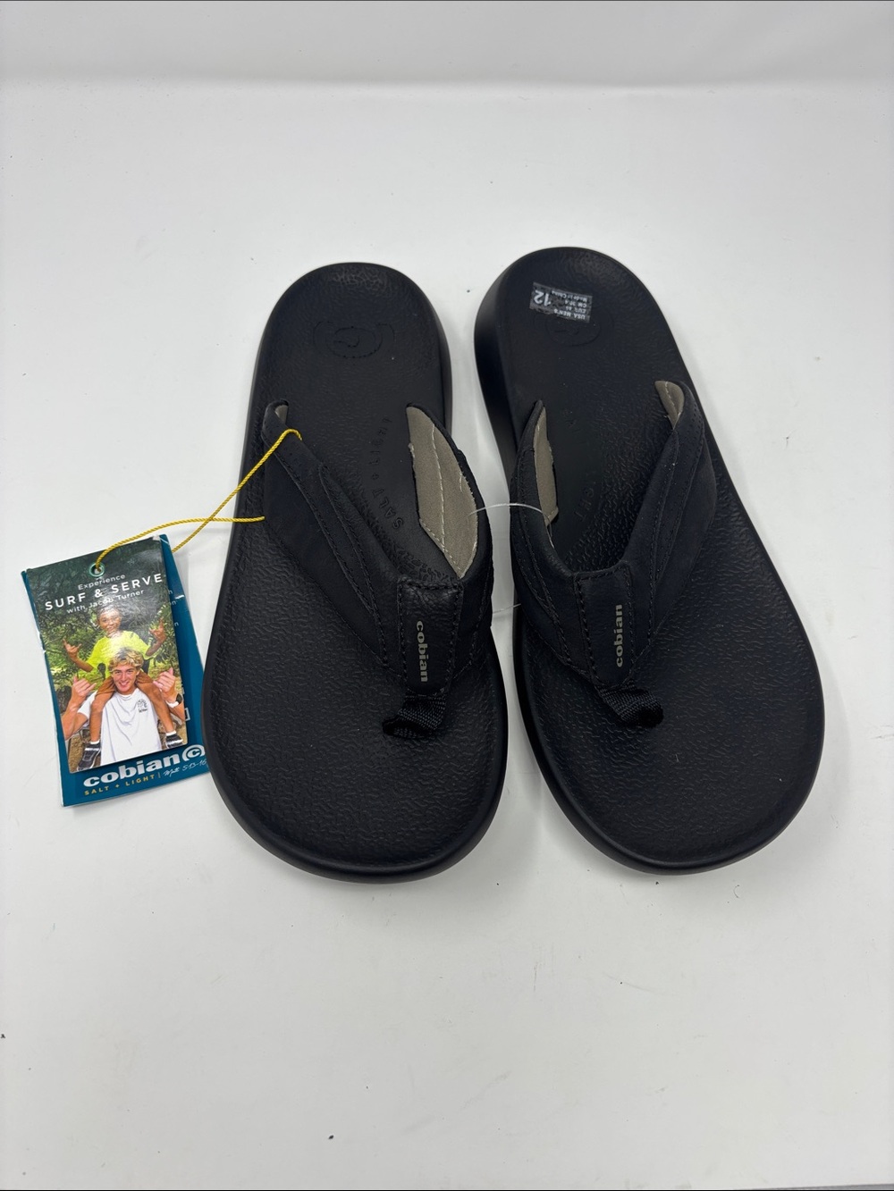 New Cobian | 12 Black Men’s Cushioned Flip Flops sandals